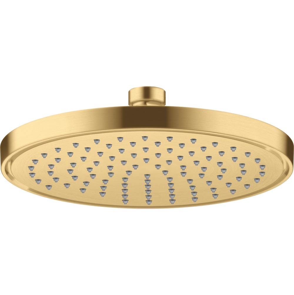 Axor ShowerSolutions Showerhead 220 1-Jet, 1.75 GPM in Brushed Gold Optic
