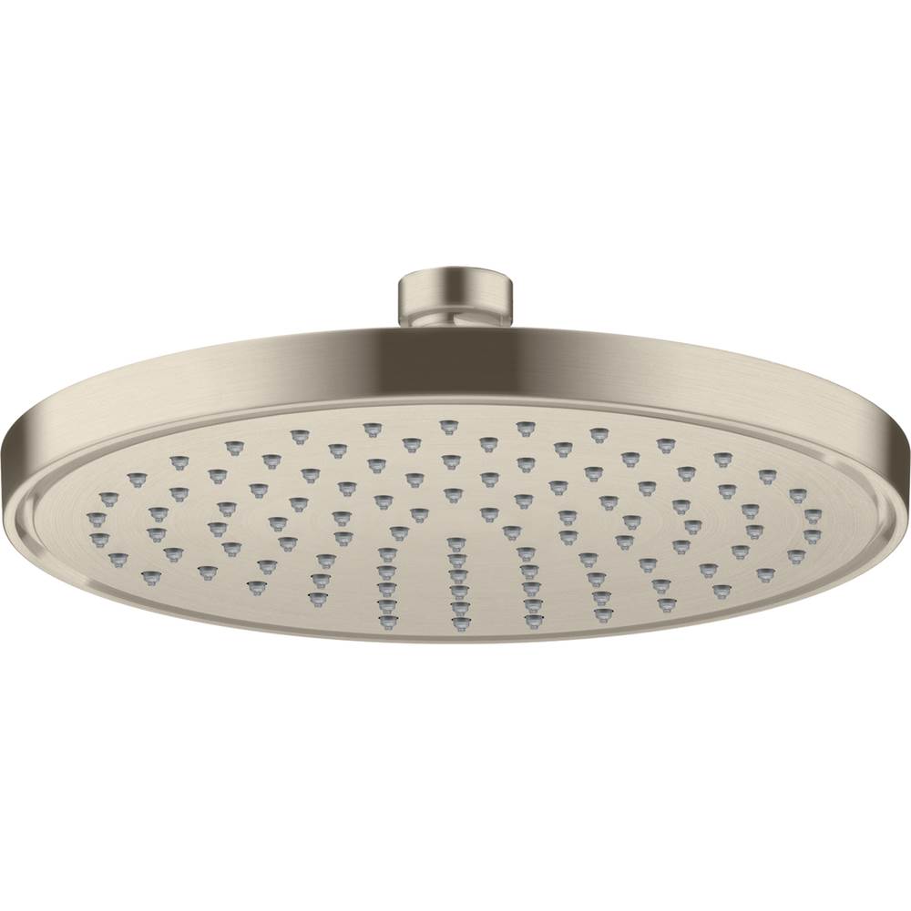 Axor Conscious Showers Showerhead 220 1-Jet, 1.5 GPM in Brushed Nickel