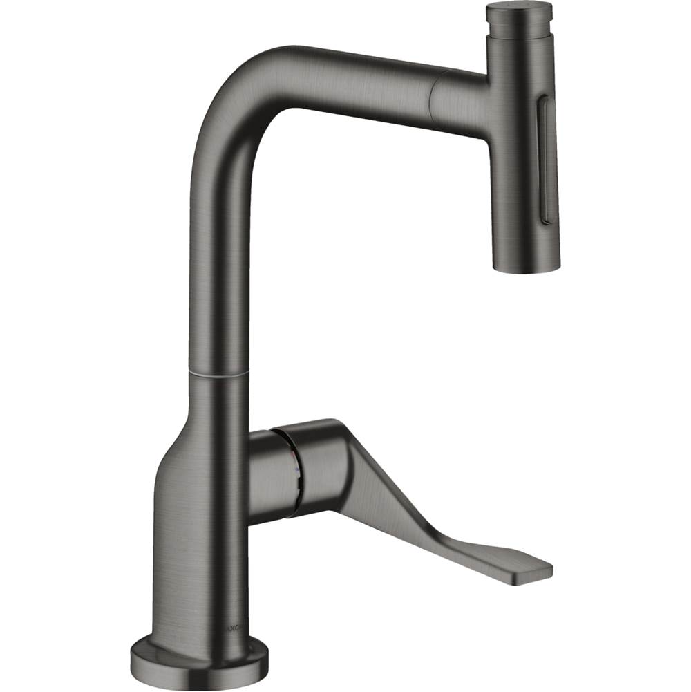 Axor Citterio  Kitchen Faucet Select 2-Spray Pull-Out, 1.75 GPM in Brushed Black Chrome