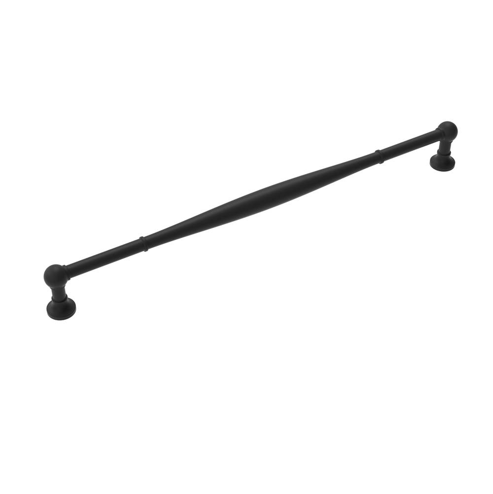 Belwith Keeler Fuller Collection Appliance Pull 18 Inch Center to Center Matte Black Finish