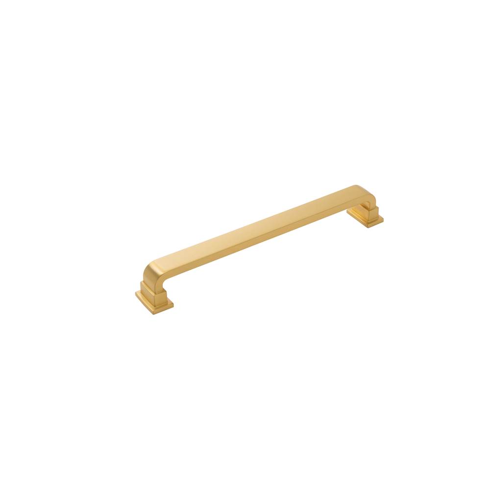 Belwith Keeler Brighton Collection Appliance Pull 12 Inch Center to Center Brushed Golden Brass Finish