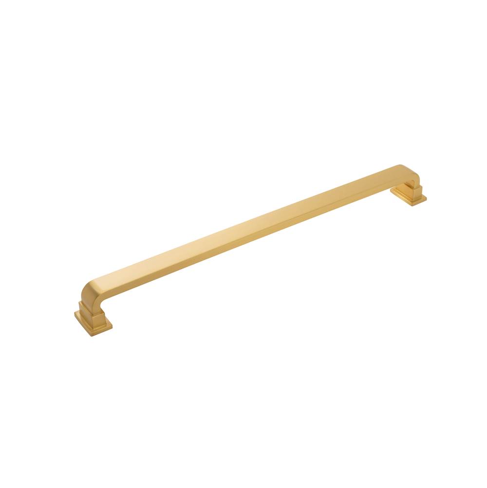 Belwith Keeler Brighton Collection Appliance Pull 18 Inch Center to Center Brushed Golden Brass Finish