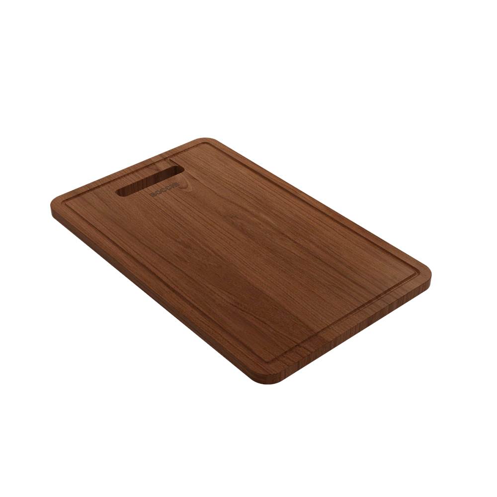 BOCCHI Wooden Cutting Board For Nuova 1500/1501 with handle - Sapele Mahogany Wood