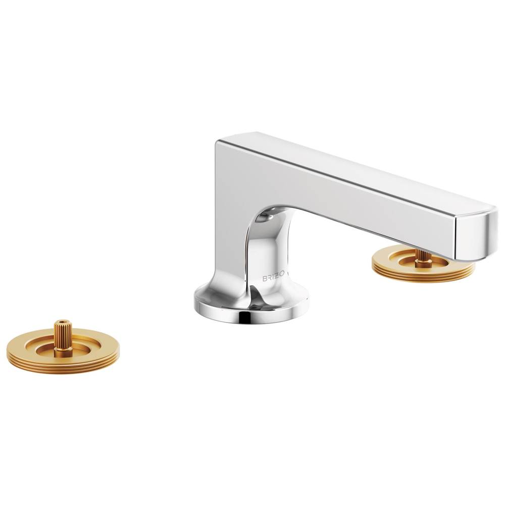 Brizo Kintsu® Widespread Lavatory Faucet with Low Spout - Less Handles 1.2 GPM
