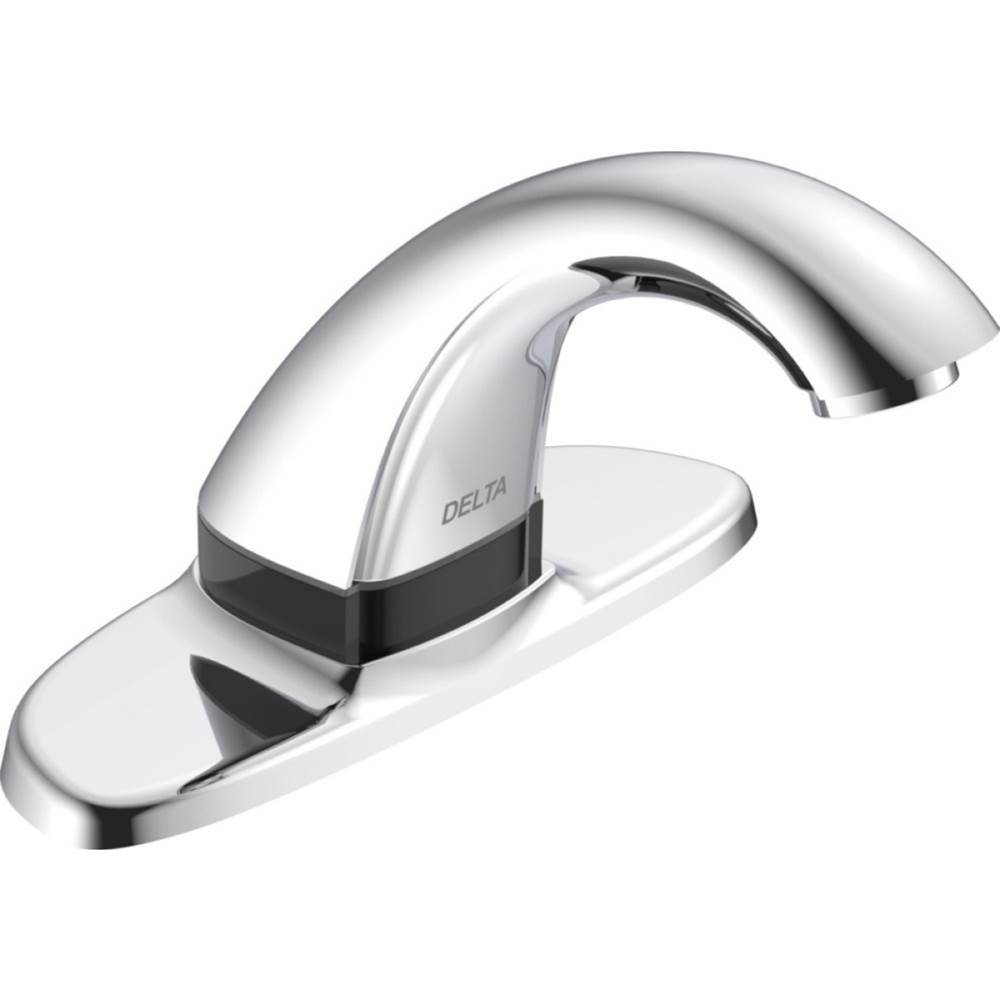 Delta Commercial Commercial 590HDF: Electronic Lavatory Faucet with Proximity® Sensing Technology - Plug-In Power