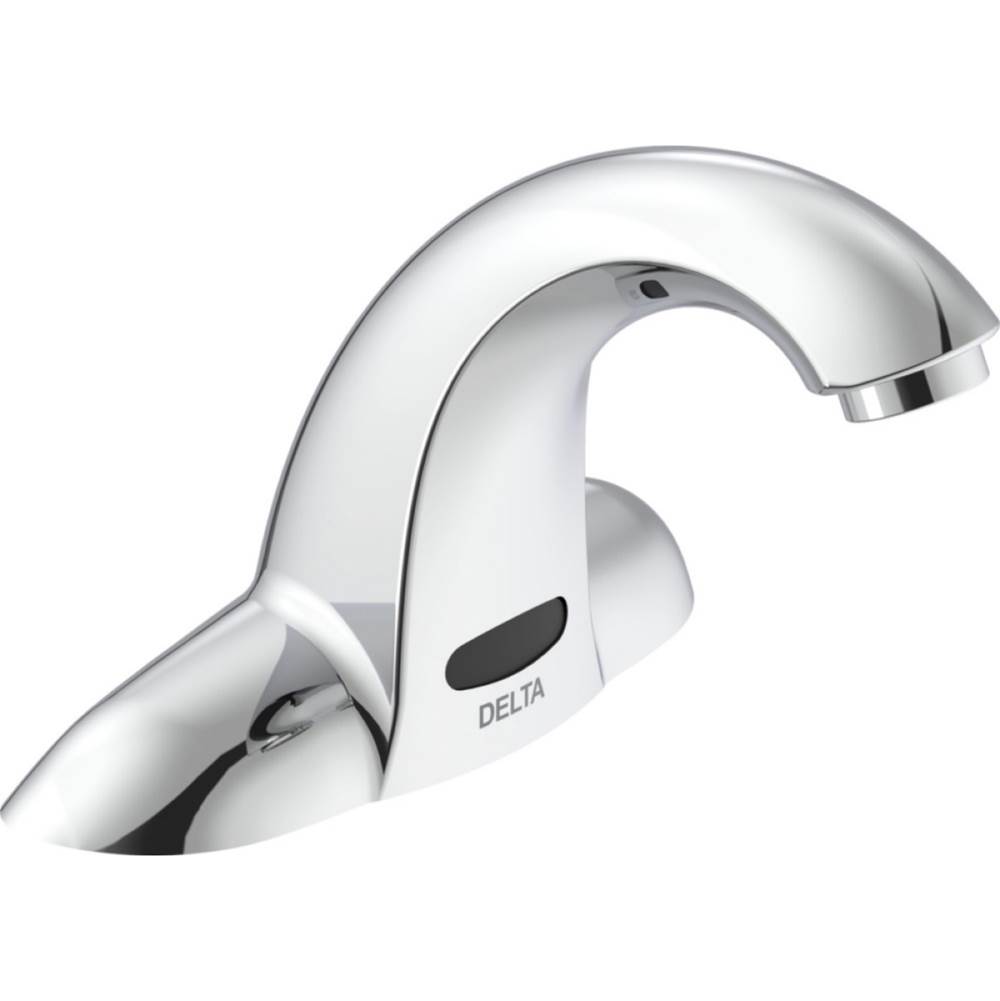 Delta Commercial Commercial 591T: Battery Operated Faucet with Gooseneck