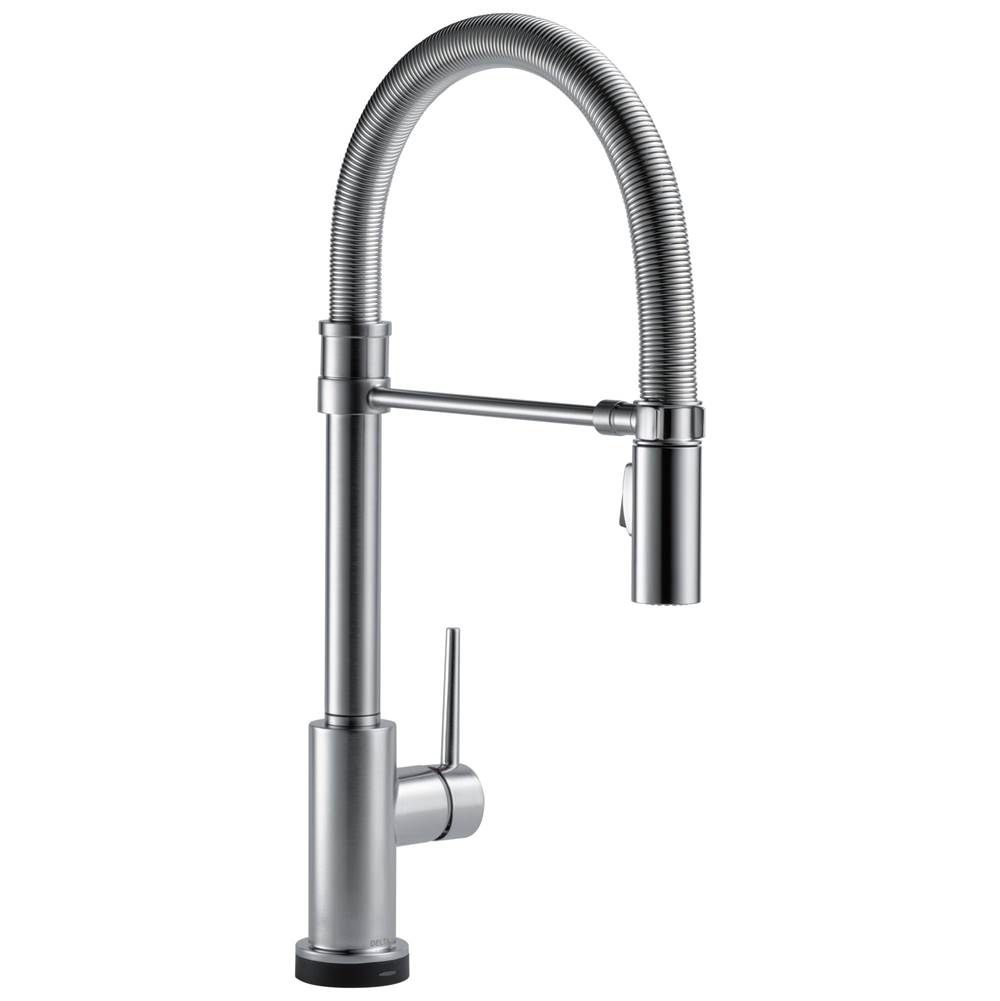 Delta Faucet Trinsic® Single-Handle Pull-Down Spring Kitchen Faucet with Touch<sub>2</sub>O® Technology