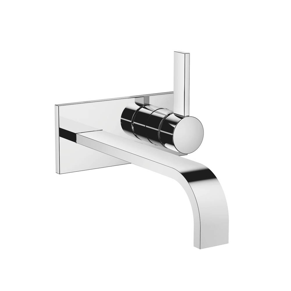 Dornbracht MEM Wall-Mounted Single-Lever Mixer With Cover Plate Without Drain In Platinum Matte