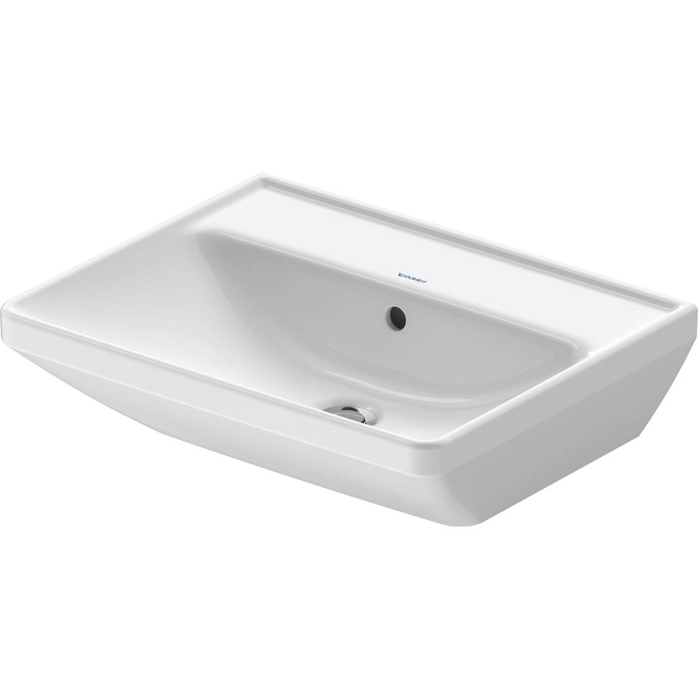 Duravit D-Neo Wall-Mount Sink White with WonderGliss