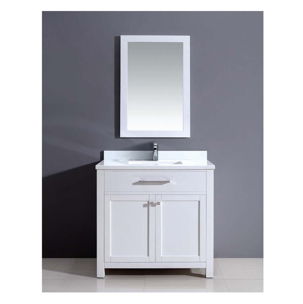 Dawn Dawn® Vanity Set:  Counter Top (AAMT362135-01), Cabinet (AAMC362135-01) & Mirrior (A