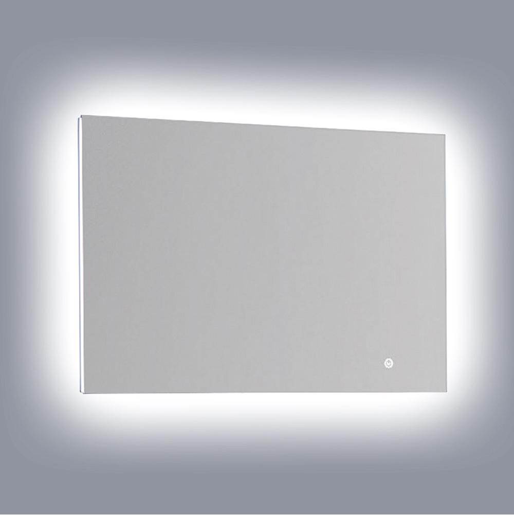 Dawn Dawn® LED Back Light Mirror wall hang with matte aluminum frame and IR Sensor (frosted glass for 4 sides)
