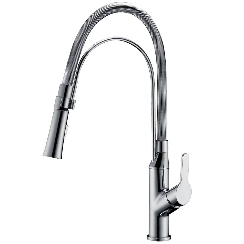 Dawn Sinlgle-lever kitchen pull out faucet, Chrome