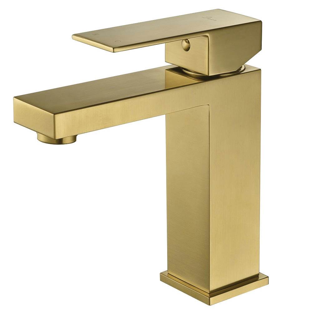 Dawn Single-lever lavatory faucet, Matte Gold