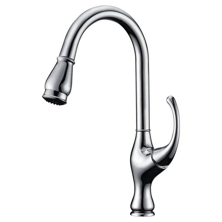 Dawn Dawn® Single-lever pull-out kitchen faucet, Chrome