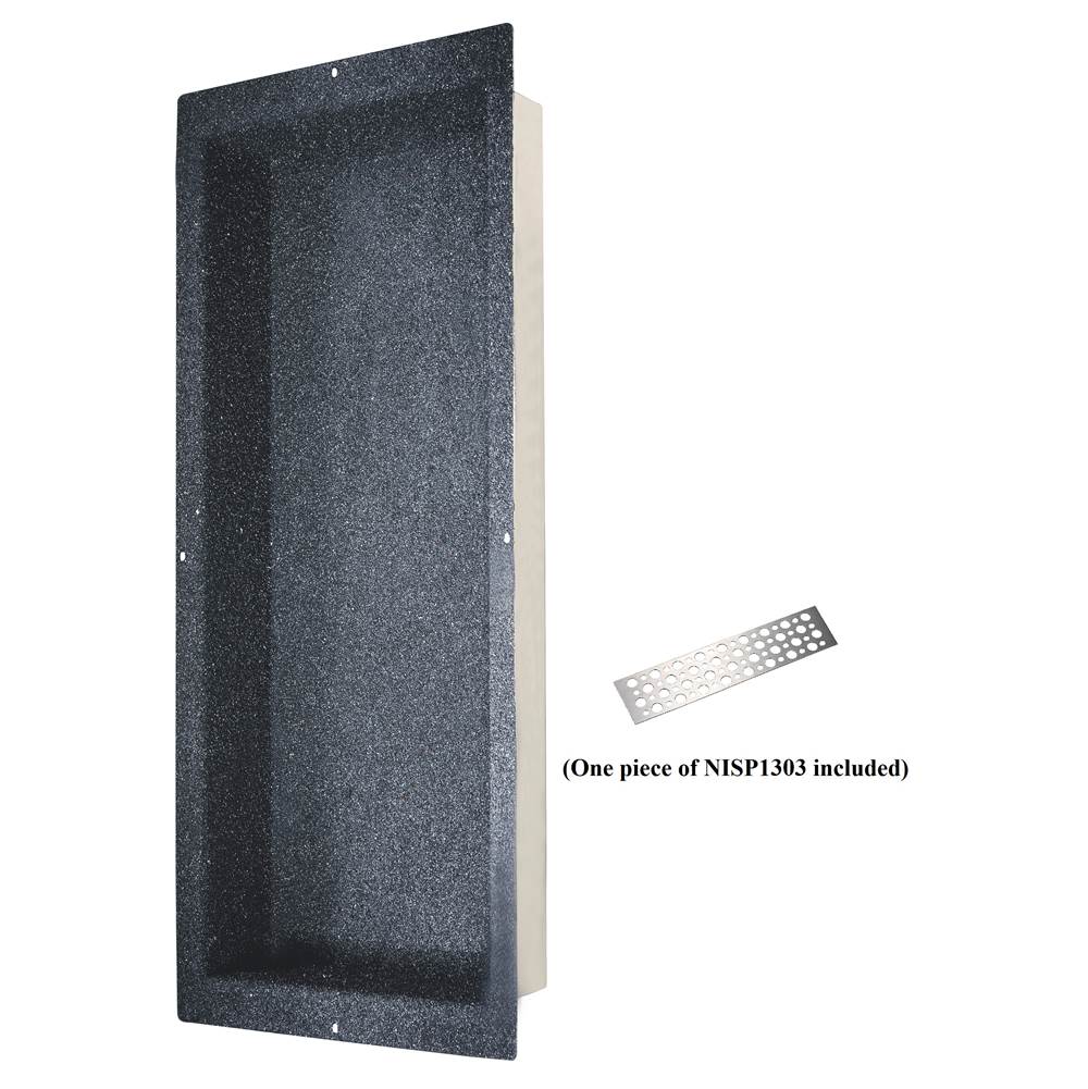 Dawn Dawn® Stainless Steel Shower Niche with One Stainless Steel Support Plate