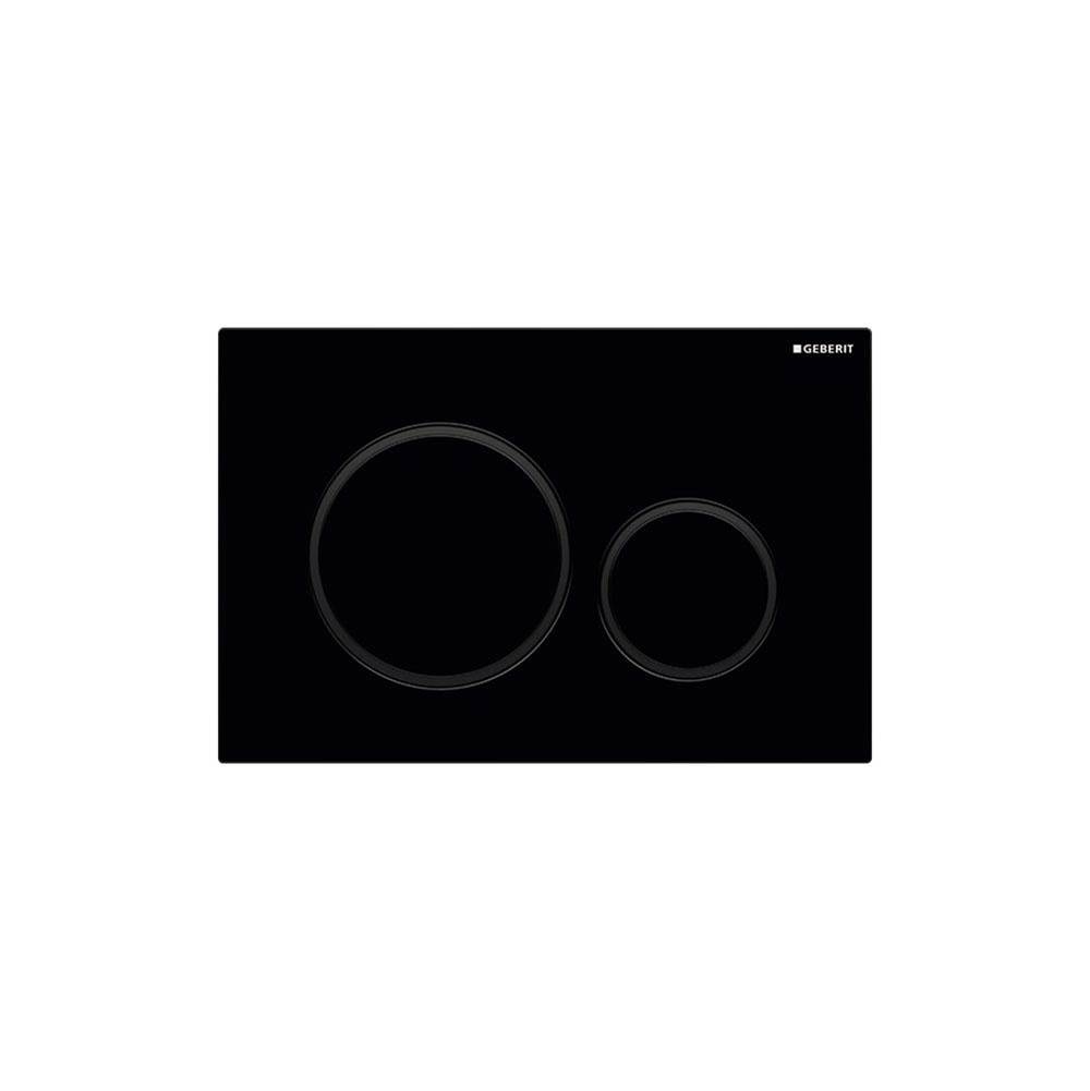 Geberit Geberit actuator plate Sigma20 for dual flush: black, matt black