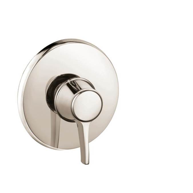 Hansgrohe Ecostat Classic Pressure Balance Trim, Round in Polished Nickel