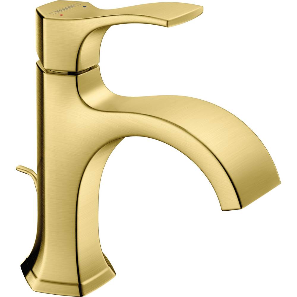 Hansgrohe Locarno Single-Hole Faucet 110 with Pop-Up Drain, 1.2 GPM in Brushed Gold Optic