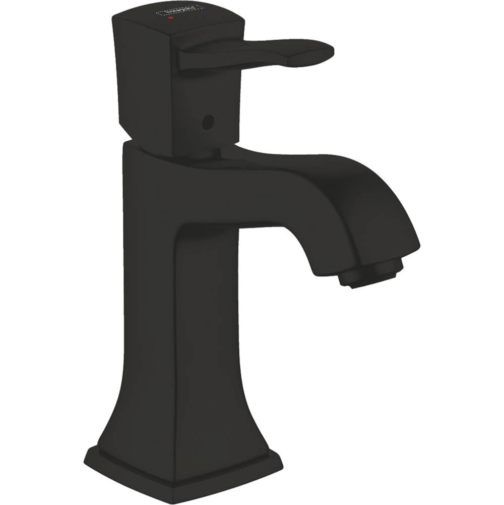 Hansgrohe Metropol Classic Single-Hole Faucet 110 with Pop-Up Drain, 1.2 GPM in Matte Black