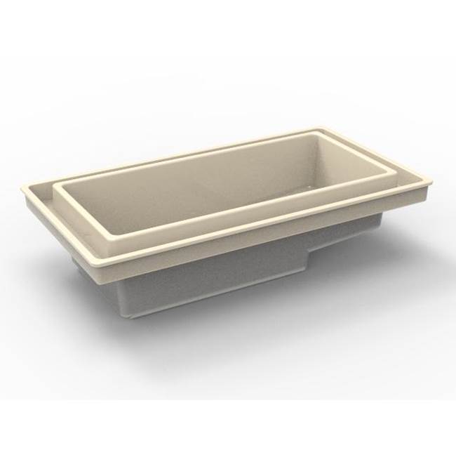 Hydro Systems AUBURN 8066 METRO TUB ONLY- BISCUIT