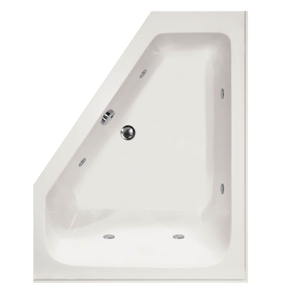 Hydro Systems COURTNEY 6048 AC W/WHIRLPOOL SYSTEM-WHITE-LEFT HAND
