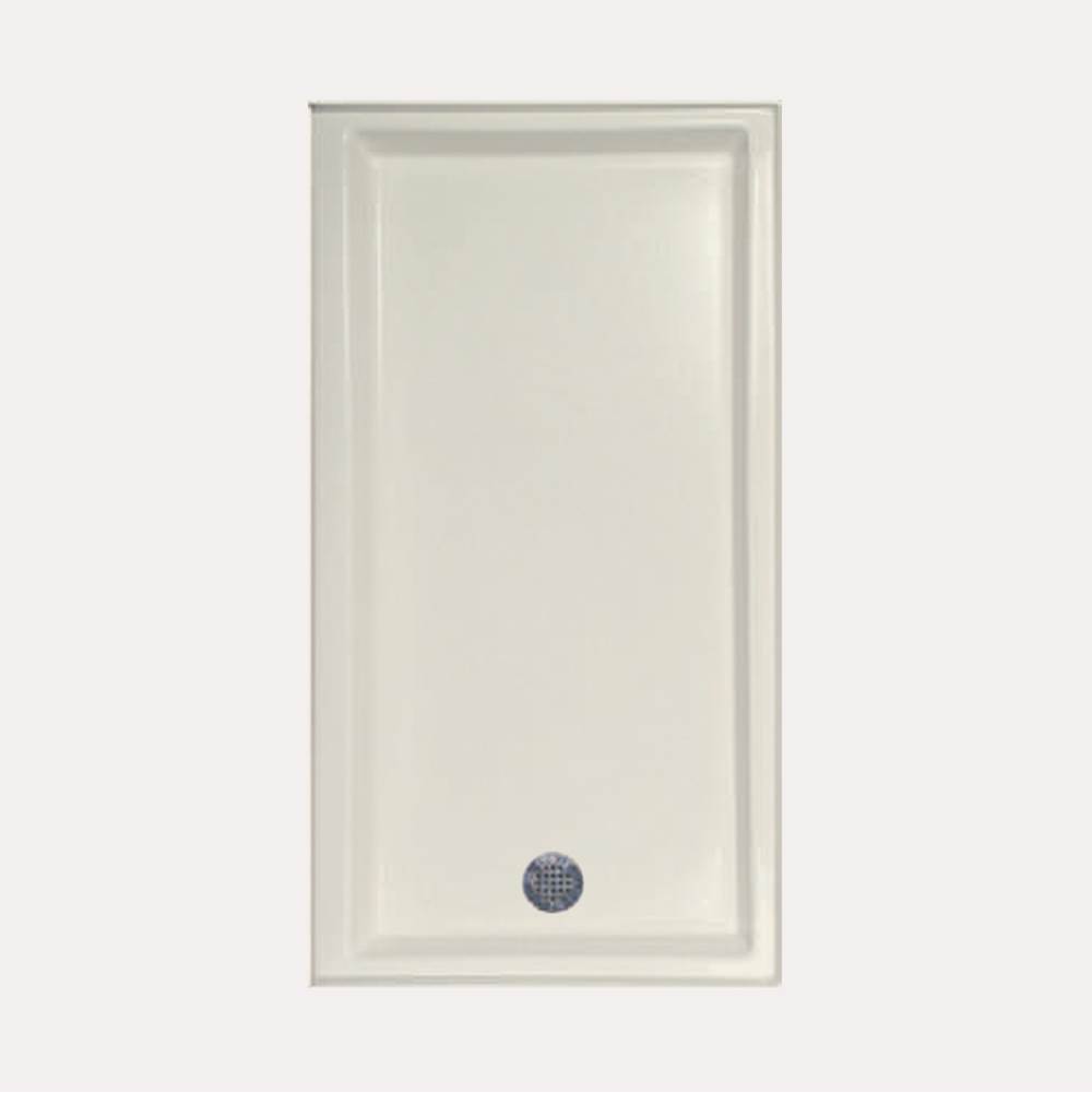 Hydro Systems SHOWER PAN AC 6030 END DRAIN - BISCUIT-LEFT HAND