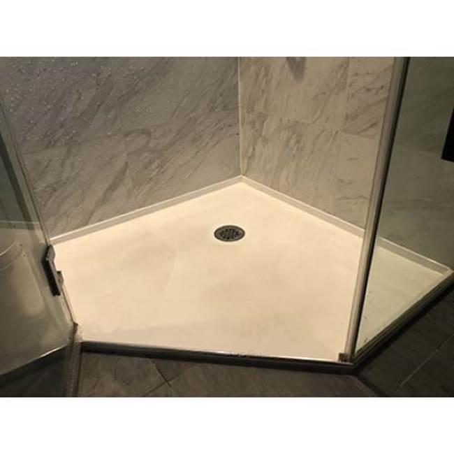 Hydro Systems SHOWER PAN HYDROLUXE SS 6032 END DRAIN - RIGHT HAND - WHIT