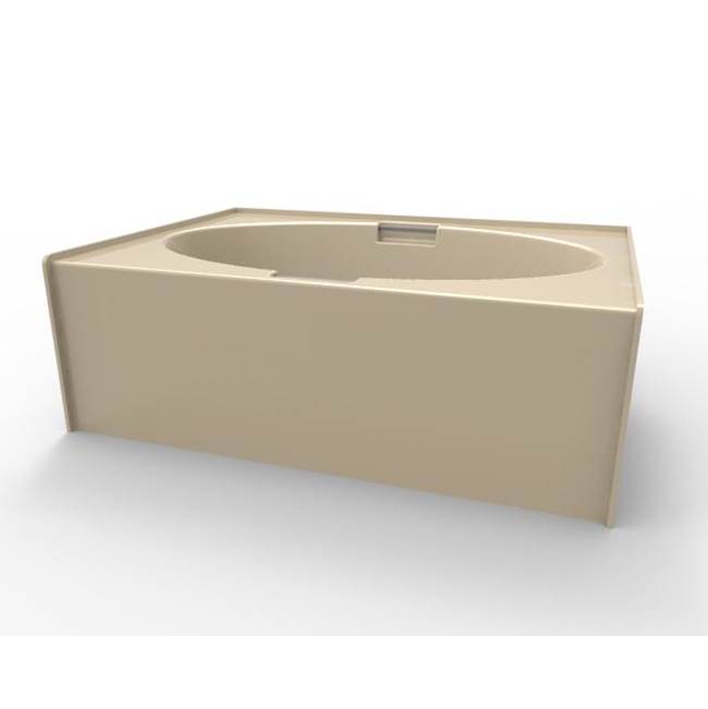 Hydro Systems MARIE 6042 AC TUB ONLY-BONE-LEFT HAND