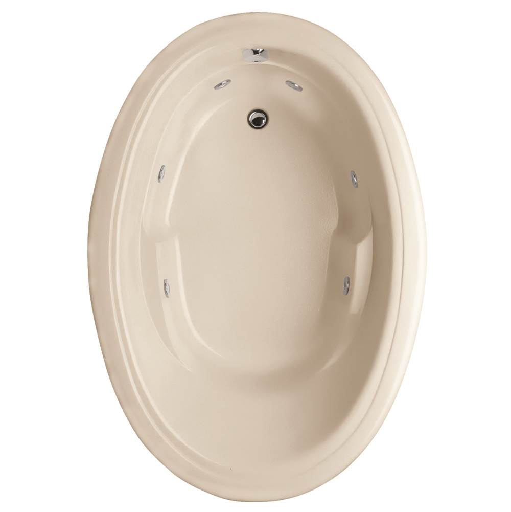 Hydro Systems STUDIO OVAL 6642 AC W/WHIRLPOOL SYSTEM-BISCUIT