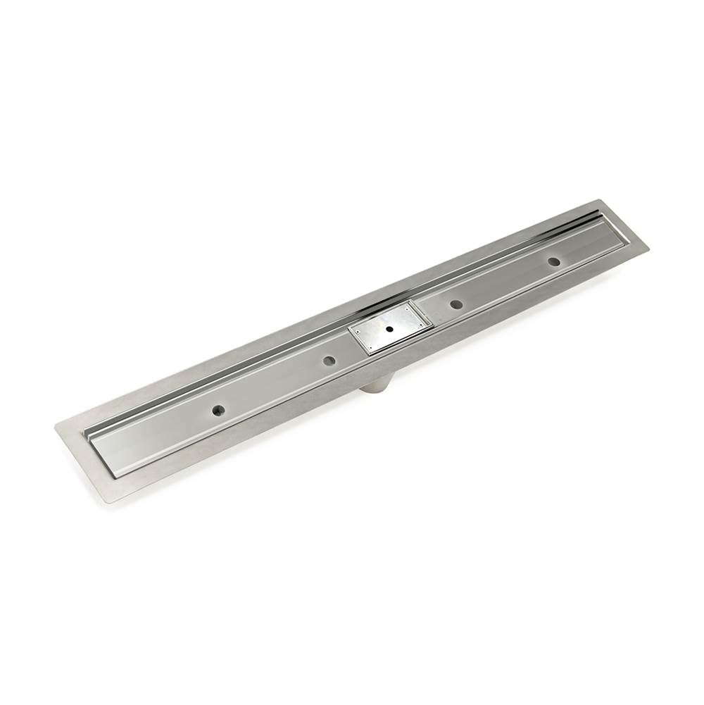 Infinity Drain 42'' Slot Drain Complete Kit for FF Series in Polished Stainless