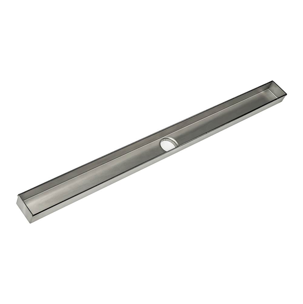 Infinity Drain 20'' Fixed Channel for FXTIF 65 in Polished Stainless