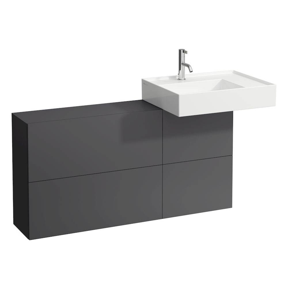 Laufen Sideboard ONLY with 1 door and 2 flaps, washbasin right, matching washbasins 810332, 810334, 810335, 810338, 810339), 813332, 815331