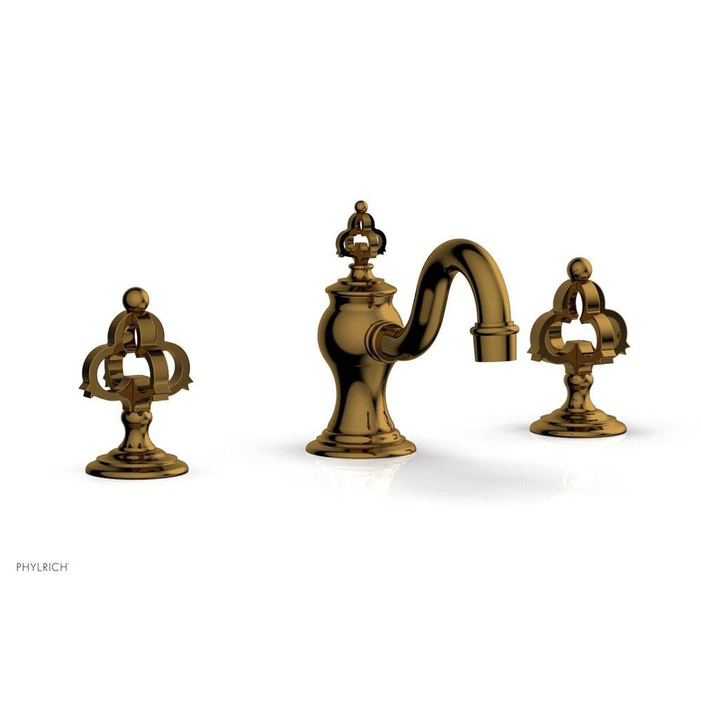 Phylrich COURONNE Widespread Faucet Cross Handles 163-01