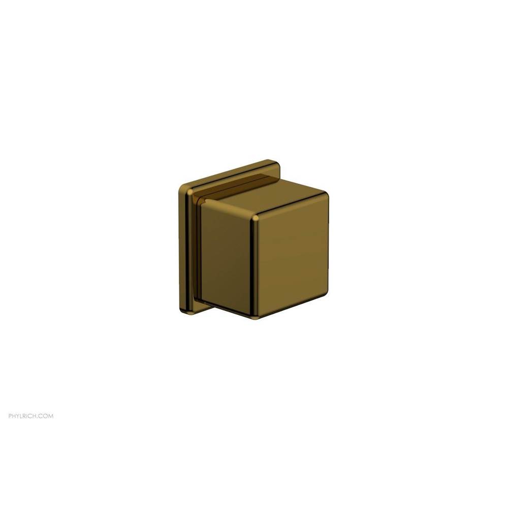 Phylrich MIX Volume Control/Diverter Trim - Cube Handle 290-38