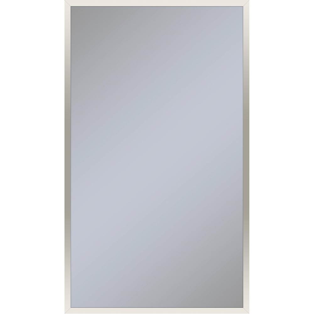 Robern Profiles Framed Mirror, 24'' x 40'' x 3/4'', Polished Nickel