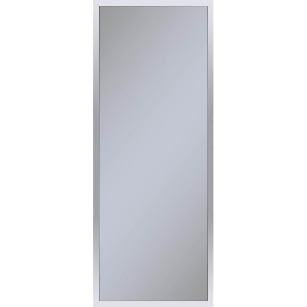 Robern Profiles Framed Cabinet, 16'' x 40'' x 4'', Chrome, Non-Electric, Reversible Hinge
