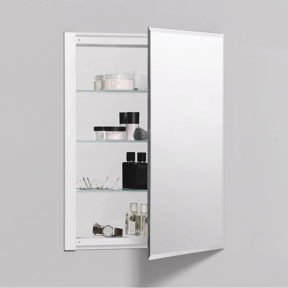 Robern R3 Series Cabinet, 20'' x 26'' x 4'', Single Door, Bevel Edge