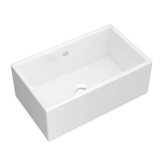 Rohl Shaker™ 30'' Single Bowl Farmhouse Apron Front Fireclay Kitchen Sink