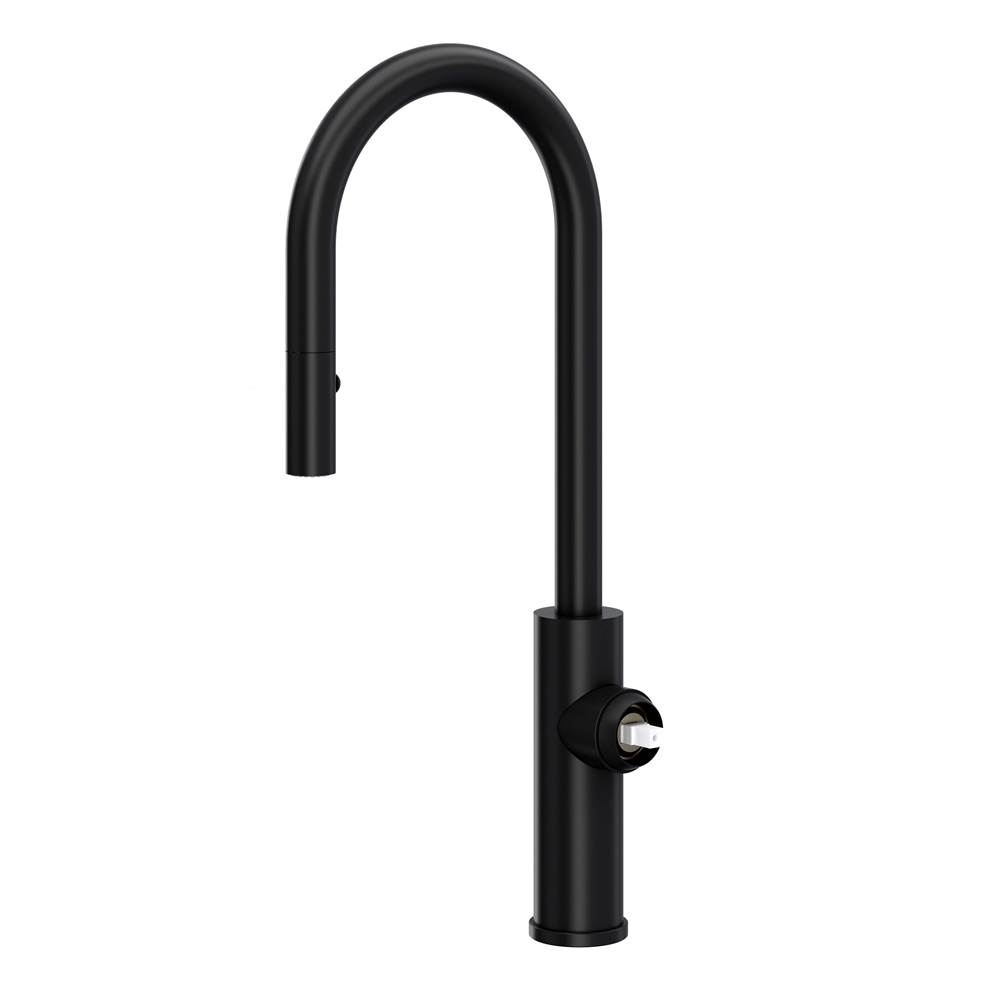Rohl Eclissi™ Pull-Down Bar/Food Prep Kitchen Faucet With C-Spout - Less Handle