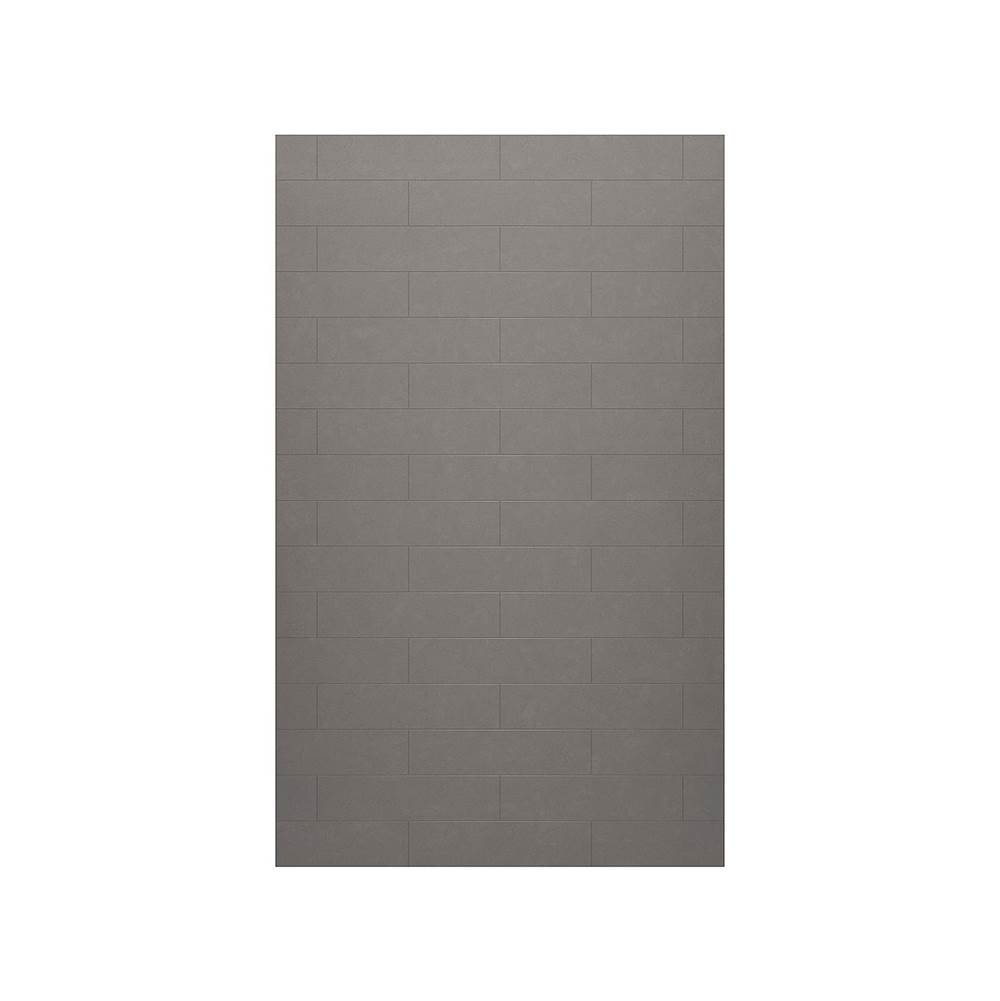 Swan MSMK-8462-1 62 x 84 Swanstone® Modern Subway Tile Glue up Bathtub and Shower Single Wall Panel in Sandstone