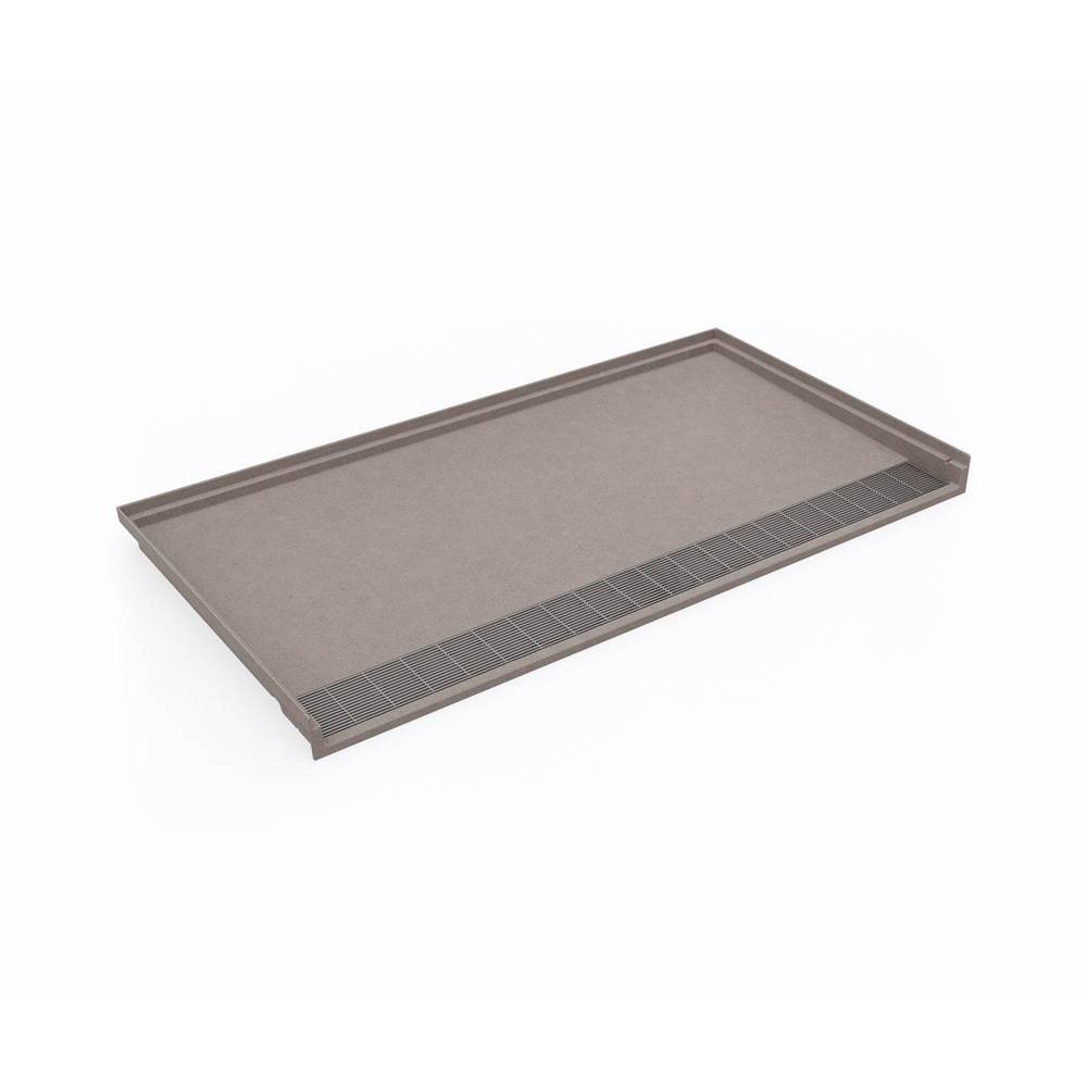 Swan SBF-3462 34 x 62 Performix Alcove Shower Pan with Center Drain Clay