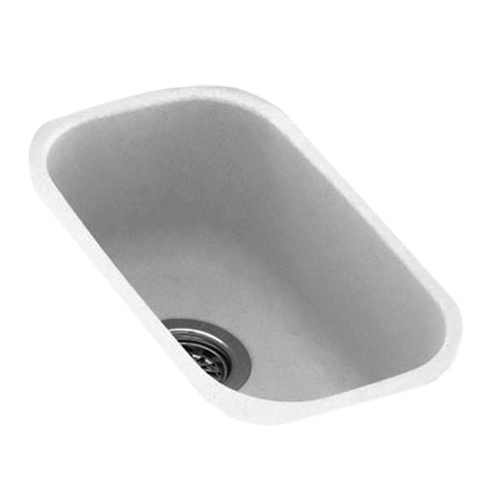 Swan US-1711 11 x 17 Swanstone® Undermount Single Bowl Sink in White