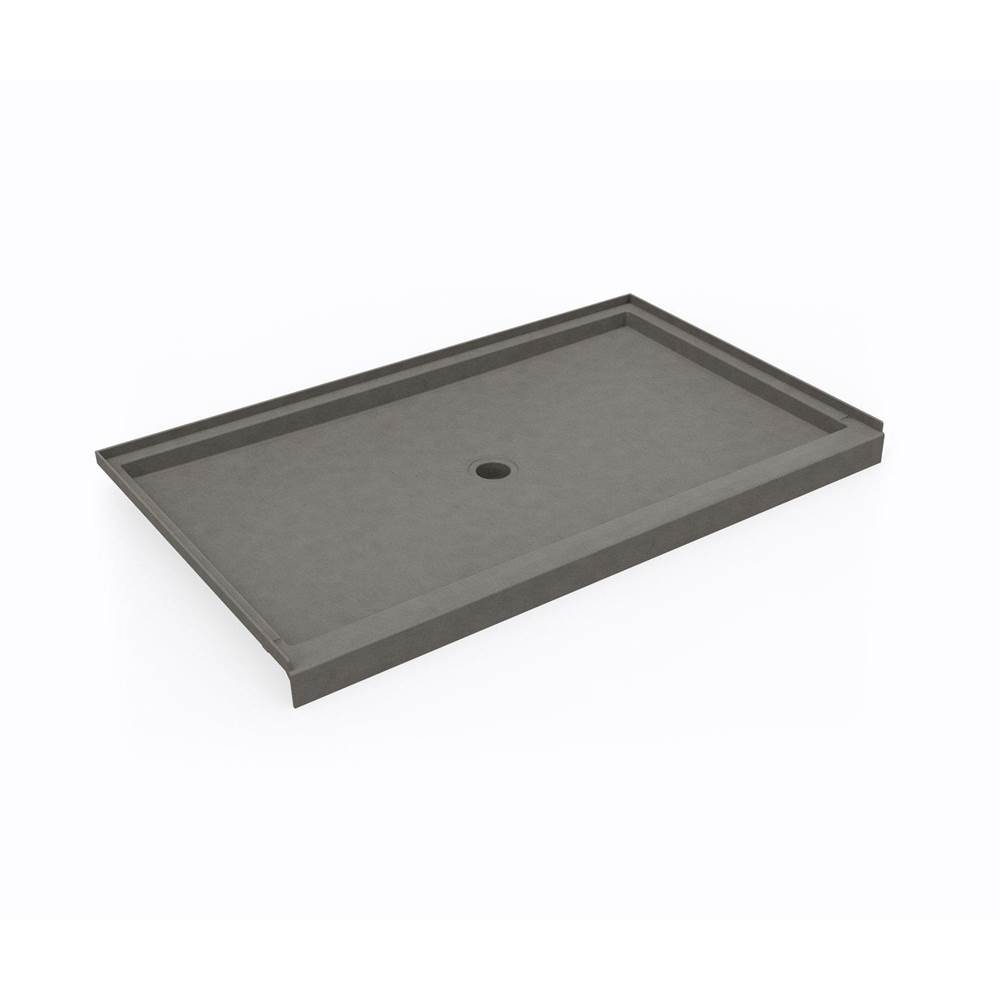Swan SS-3660 36 x 60 Swanstone® Alcove Shower Pan with Center Drain Sandstone