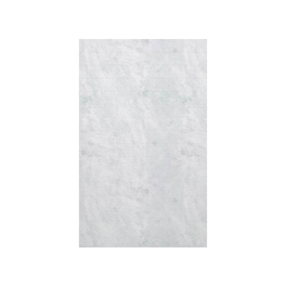 Swan MSMK-7230-1 30 x 72 Swanstone® Modern Subway Tile Glue up Bathtub and Shower Single Wall Panel in Ice