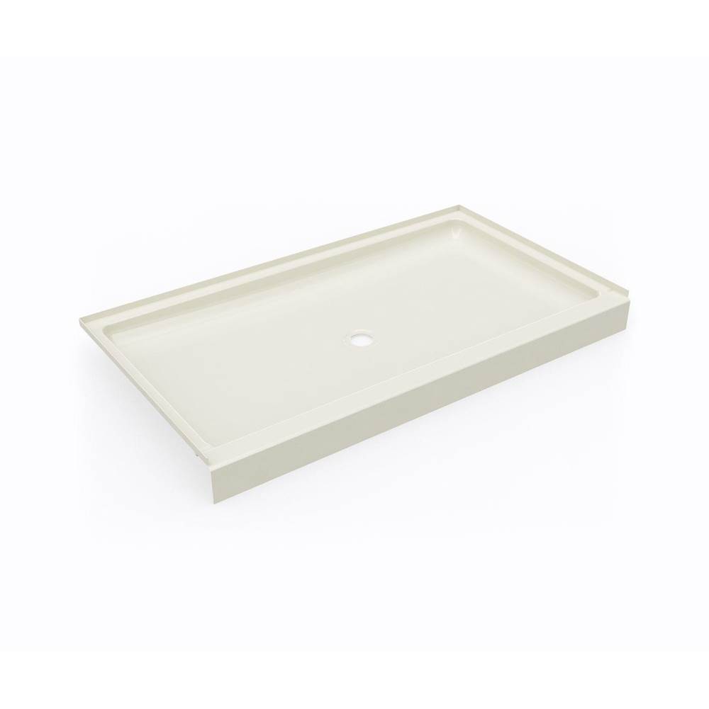 Swan SS-3460 34 x 60 Swanstone® Alcove Shower Pan with Center Drain in Bone