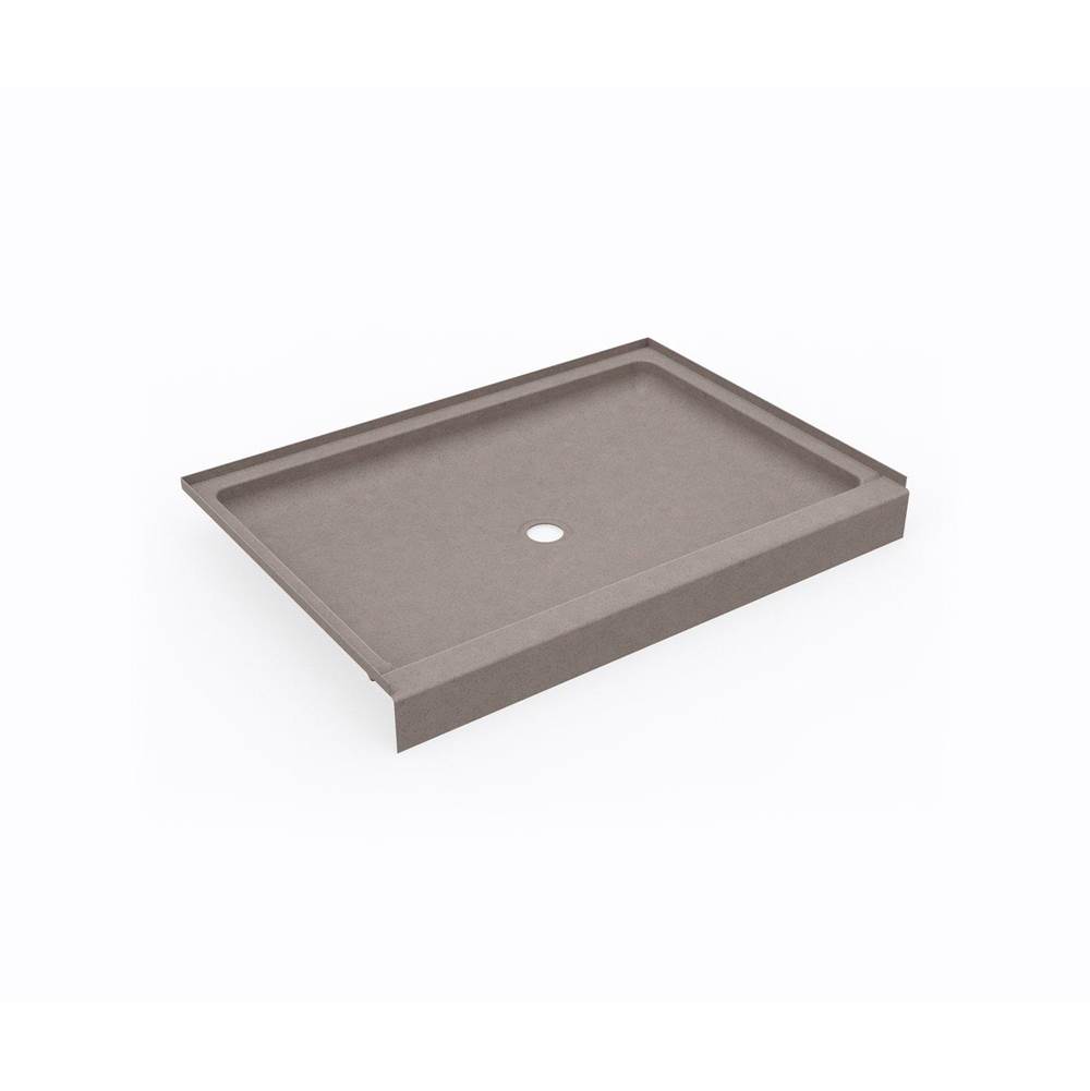 Swan SS-3448 34 x 48 Swanstone® Alcove Shower Pan with Center Drain Clay