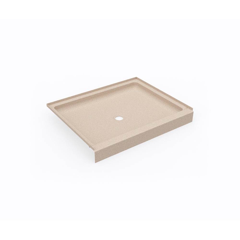 Swan SS-3442 34 x 42 Swanstone® Alcove Shower Pan with Center Drain in Bermuda Sand