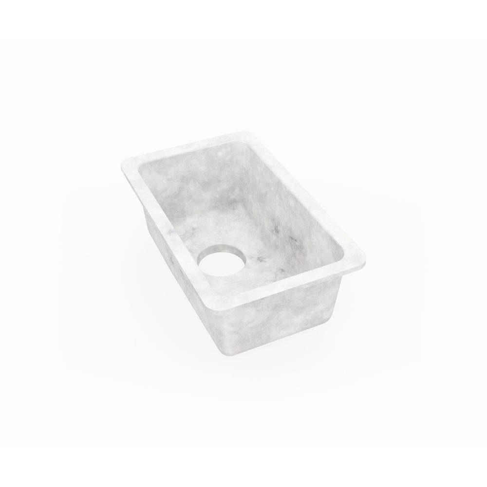Swan US-1711 11 x 17 Swanstone® Undermount Single Bowl Sink in Ice