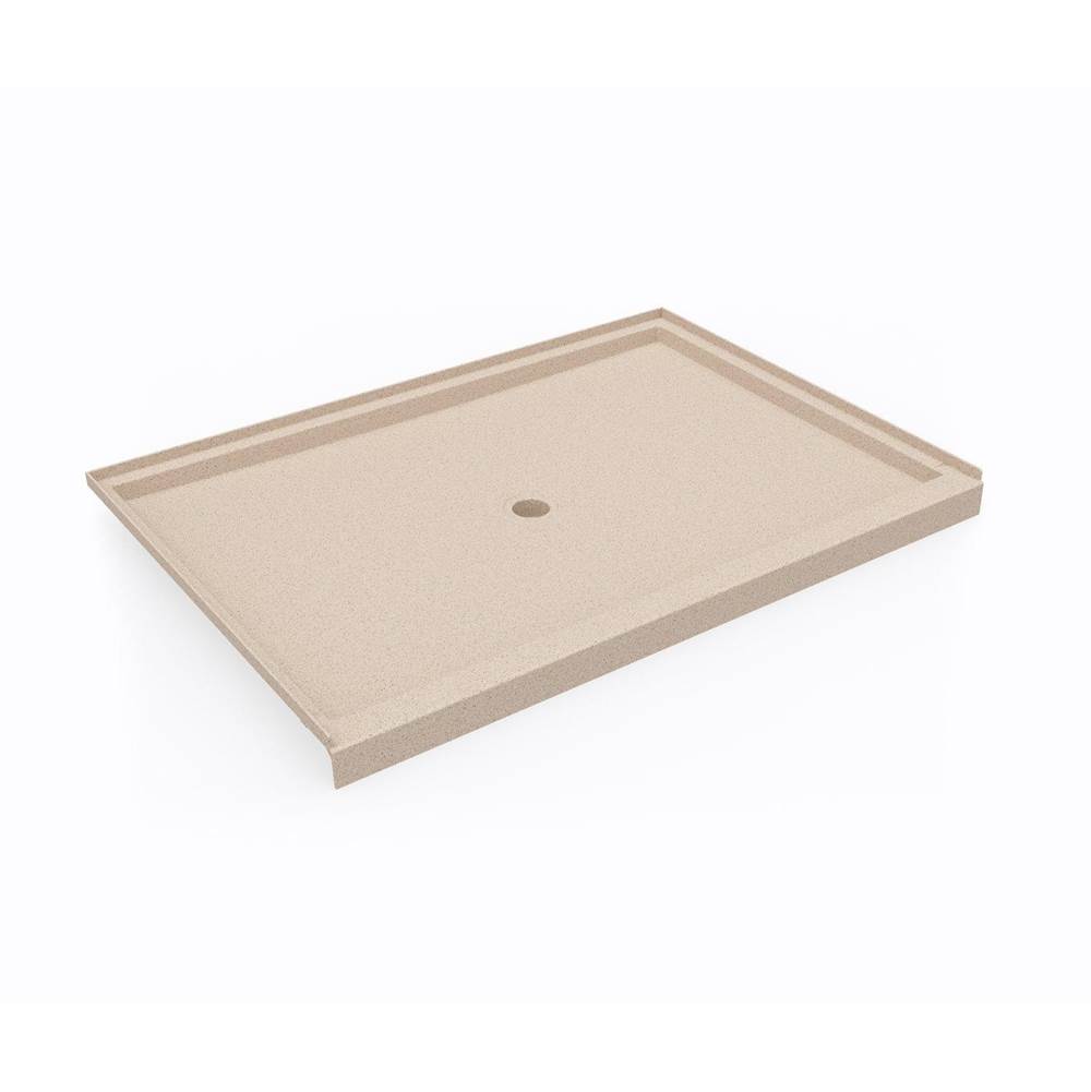 Swan SS-4260 42 x 60 Swanstone® Alcove Shower Pan with Center Drain in Bermuda Sand