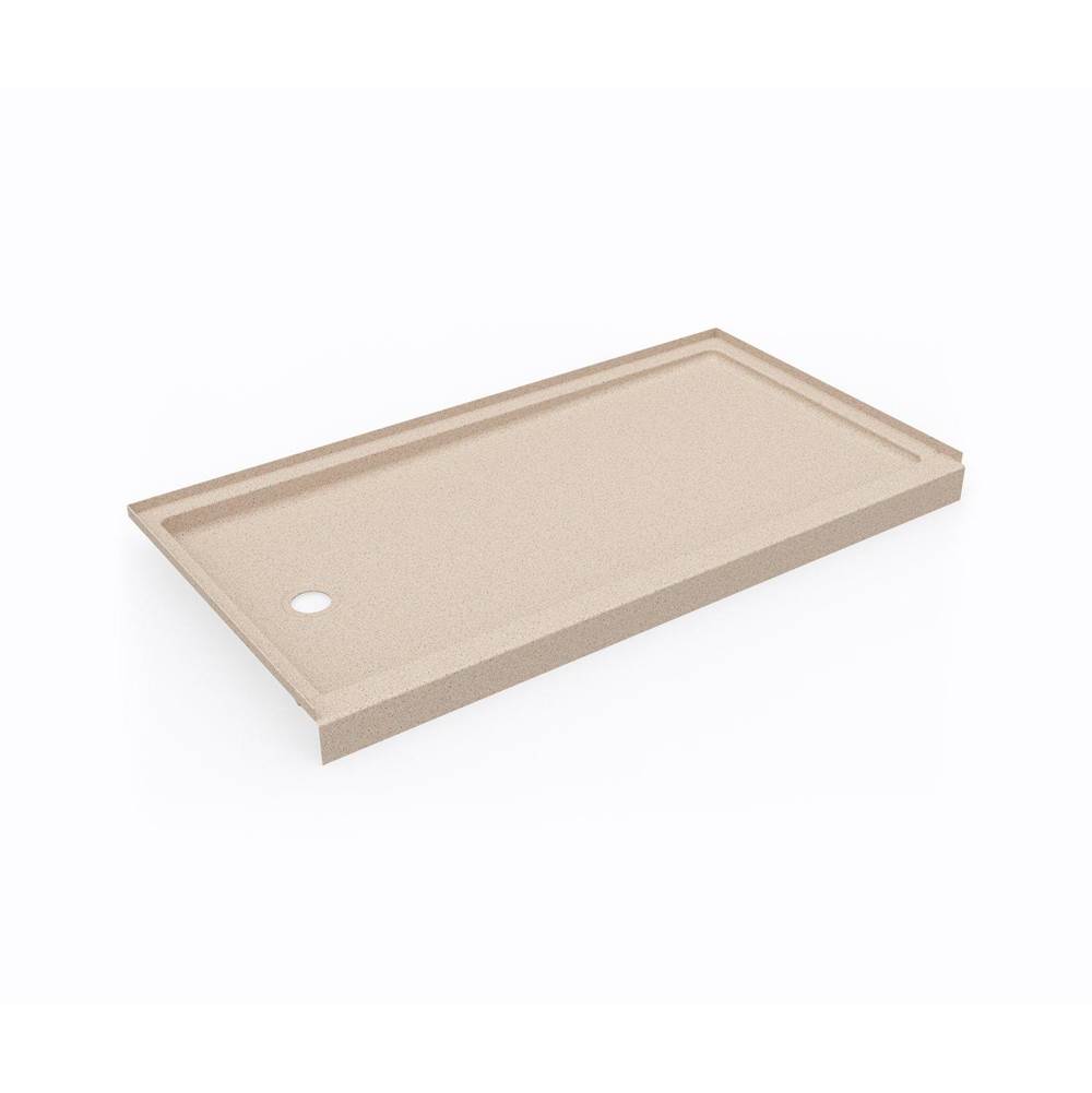Swan SR-3260LM/RM 32 x 60 Swanstone® Alcove Shower Pan with Right Hand Drain in Bermuda Sand